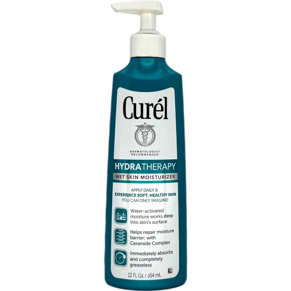 Curel Hydra Therapy Wet Skin Moisturizer Original Formula 12oz Ceramide Lotion - Picture 2 of 5